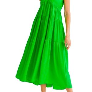 Luxe Tiered gauze dress